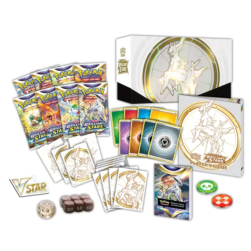 Brilliant Stars – Elite Trainer Box - content