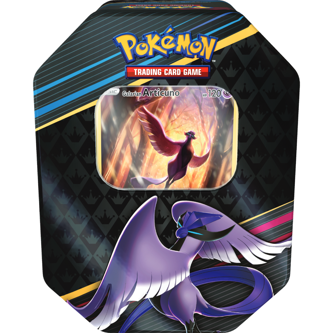 Pokemon TCG: Crown Zenith Tin – Galarian Articuno (4 x booster)