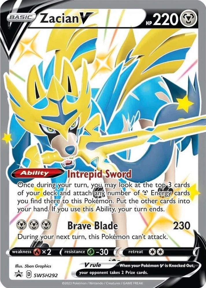 Sword & Shield Promos - SWSH292 - Zacian V