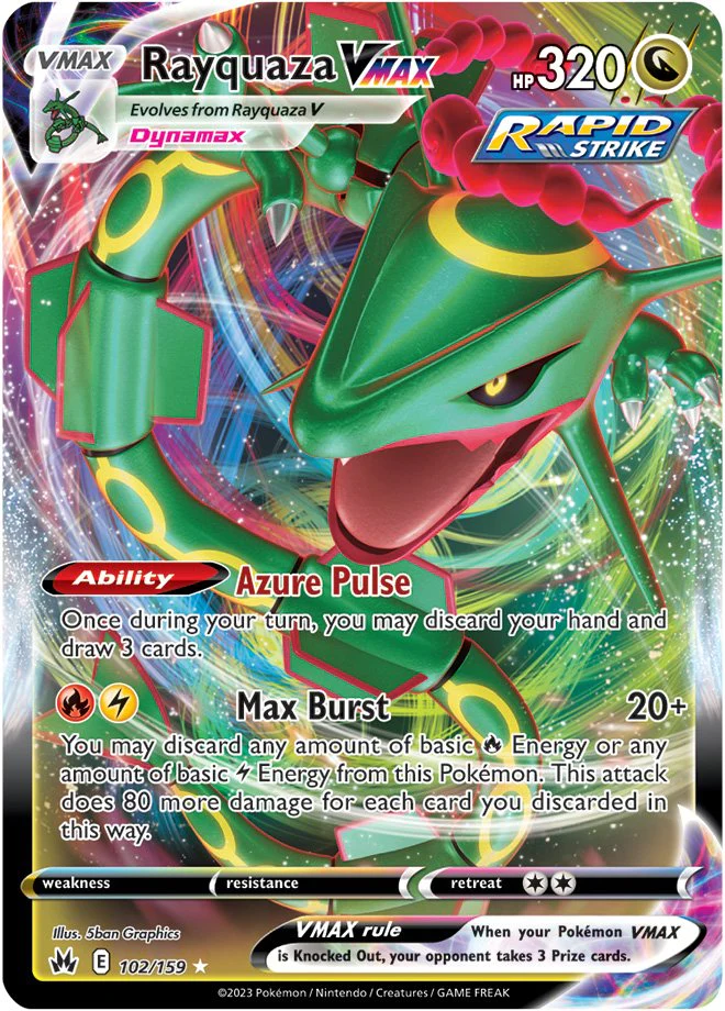 Crown Zenith - 102/159 - Rayquaza VMAX
