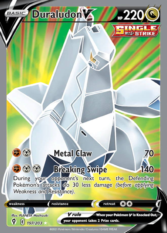 ぽぽ Pokémon 183-86091 TCG: miecz i tarcza — srebrne pudełko