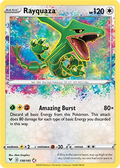 Vivid Voltage - 138/185 - Rayquaza (Amazing)