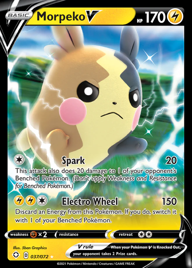 Shining Fates - 037/072 - Morpeko V