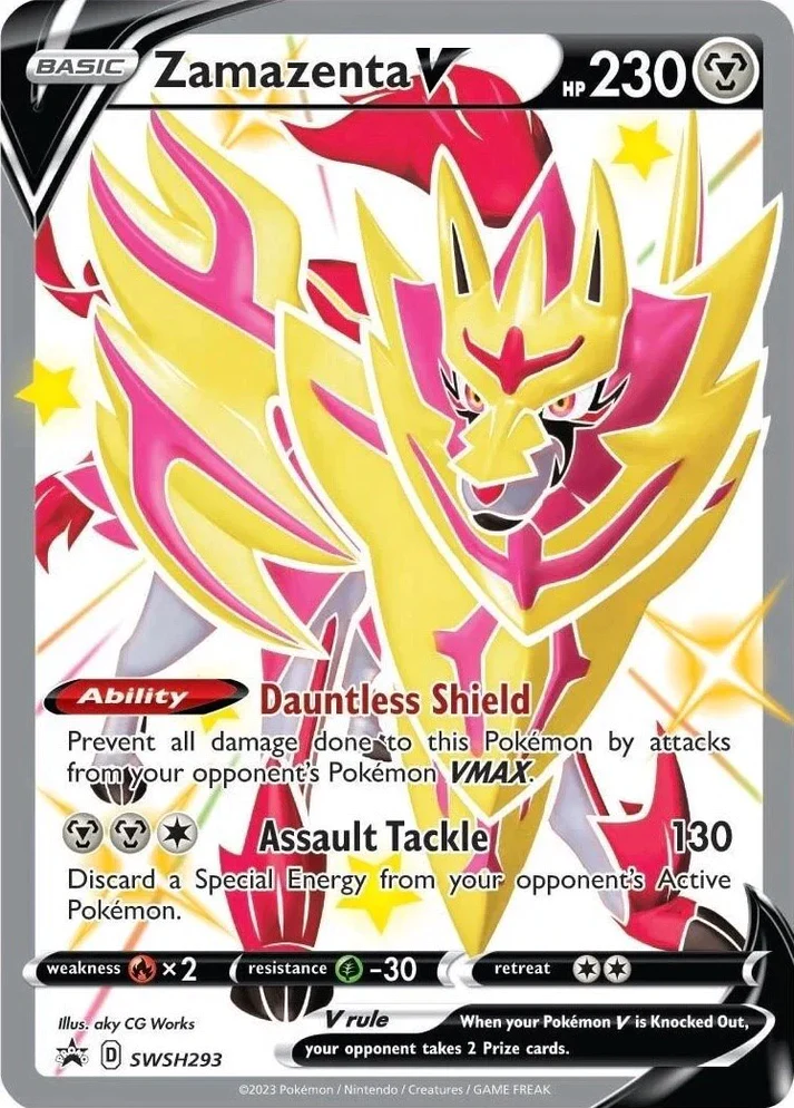 Sword & Shield Promos - SWSH293 - Zamazenta V