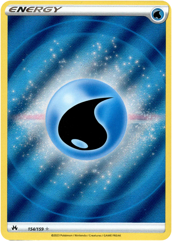 Karta Pokémon - Crown Zenith - 154/159 - Water Energy