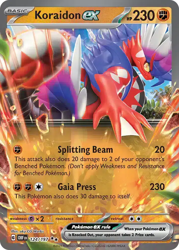 Obsidian Flames - 124/197 - Koraidon ex