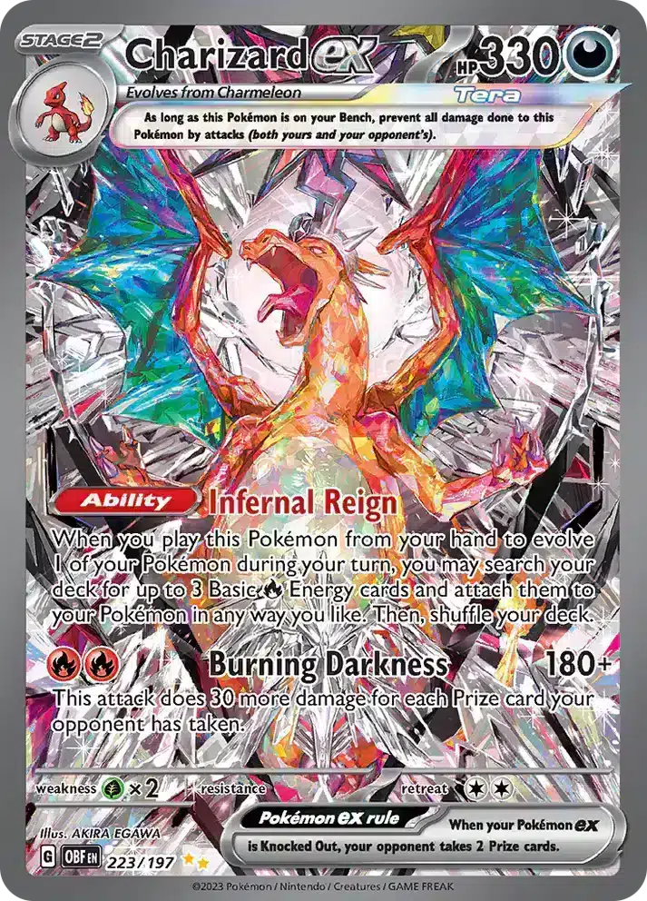 Karta Pokémon - Obsidian Flames - 223/197 - Charizard ex