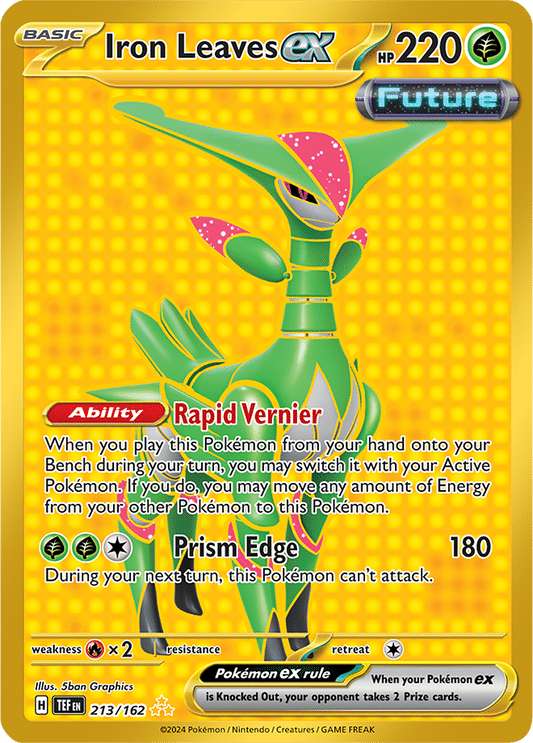 Temporal Forces - 213/162 - Iron Leaves ex (złota)