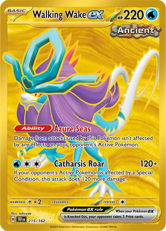 Temporal Forces - 215/162 - Walking Wake ex (złota)