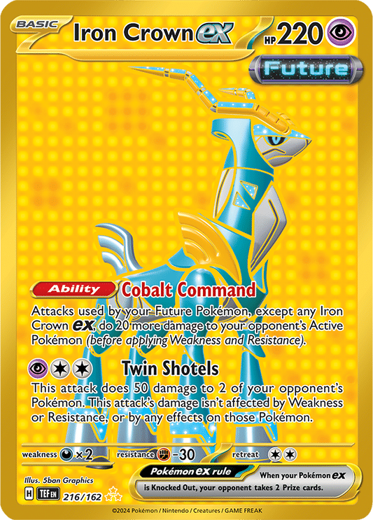 Temporal Forces - 216/162 - Iron Crown ex (złota)