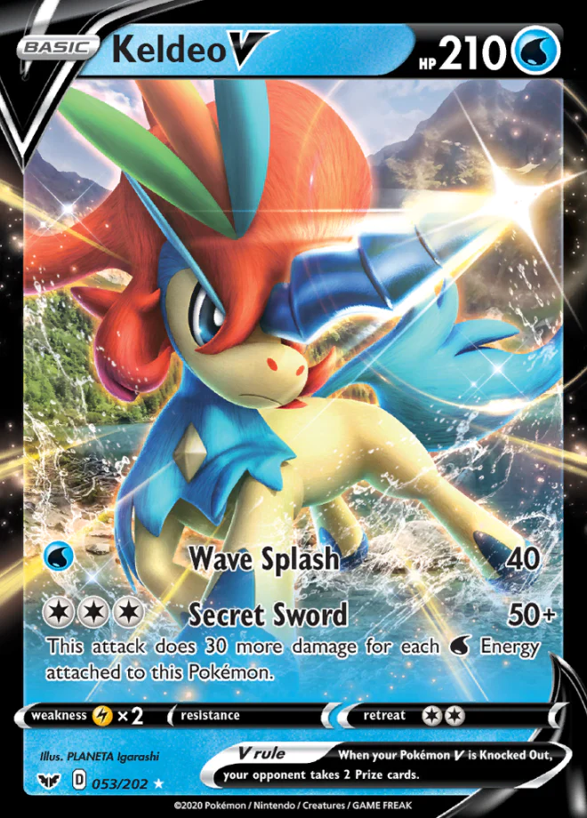 Sword & Shield - 053/202 - Keldeo V