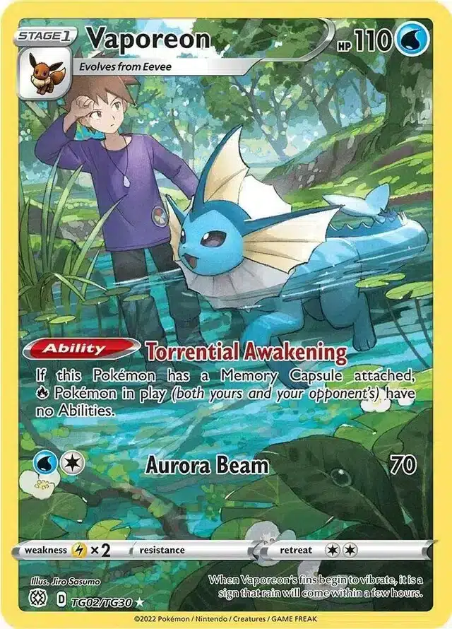 Karta Pokémon - Prismatic Evolutions - 149/131 - Vaporeon ex