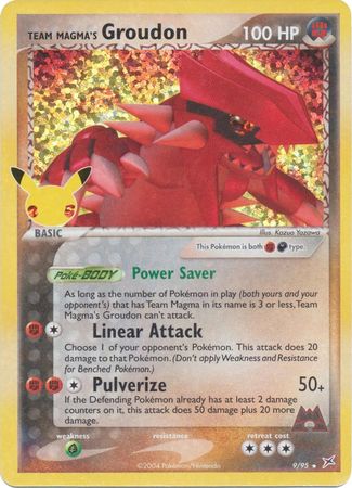 Celebrations Classic - 9/95 - Team Magma's Groudon