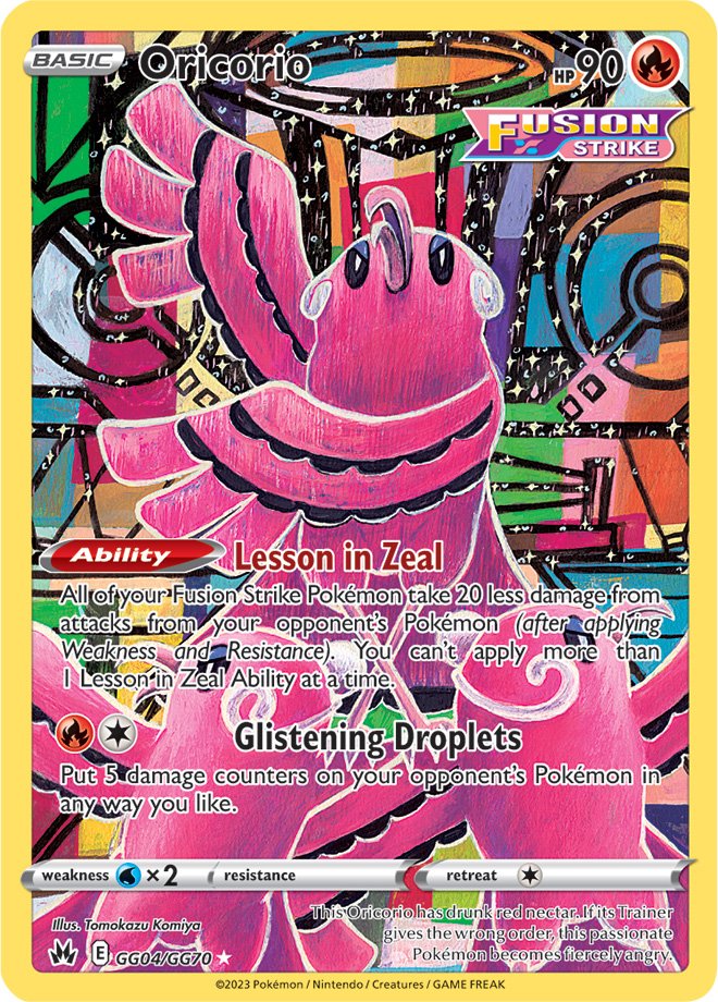 Crown Zenith - GG04/GG70 - Oricorio Crown Zenith - GG04/GG70 - Oricorio