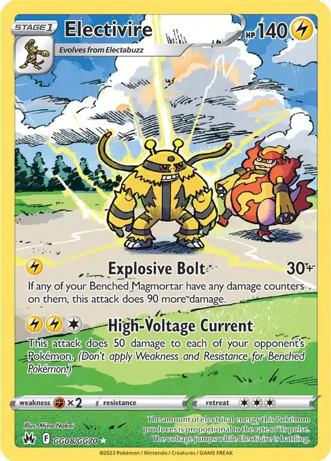 Karta Pokémon - Crown Zenith - GG08/GG70 - Electivire