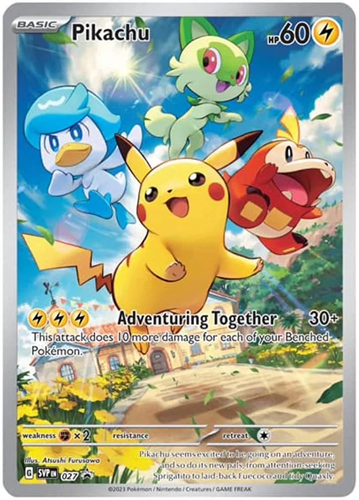 Karta Pokémon - Black Star Promos - SVP027 - Pikachu