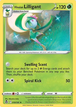 Silver Tempest - 010/195 - Hisuian Lilligant