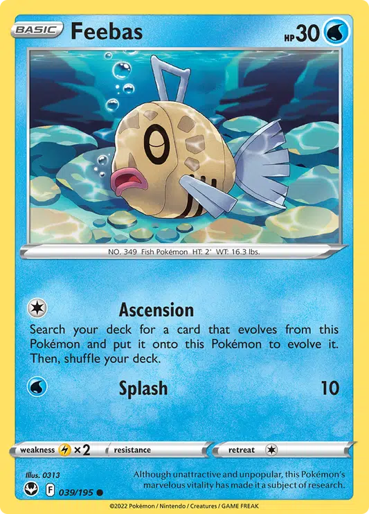 Silver Tempest - 039/195 - Feebas