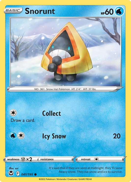Silver Tempest - 041/195 - Snorunt