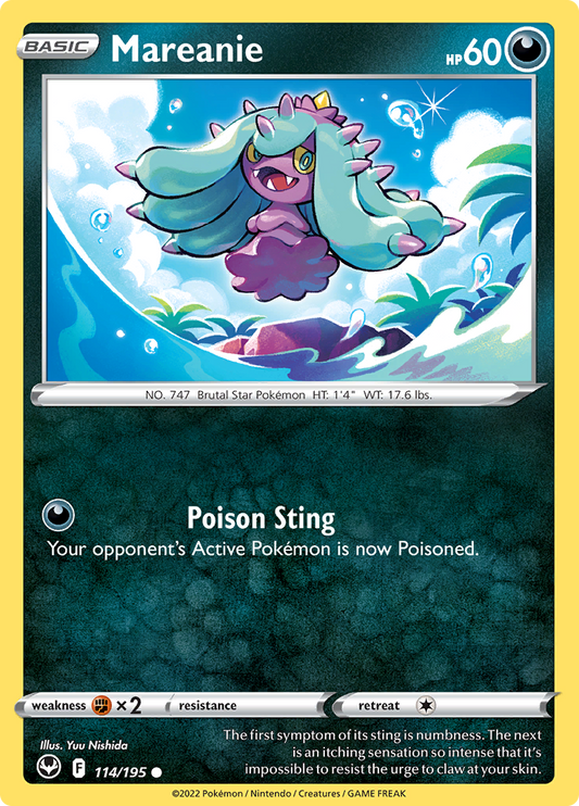 Silver Tempest - 114/195 - Mareanie