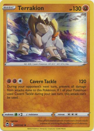 Silver Tempest - 097/195 - Terrakion (Holo)