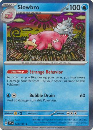 Scarlet & Violet - 043/198 - Slowbro (Holo)