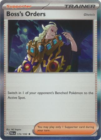 Paldea Evolved - 172/193 - Boss's Orders (Ghetsis)(Holo)