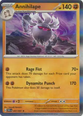 Paldean Fates - 047/091 - Annihilape (Holo)