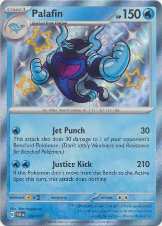 124 Karta Pokémon - Paldean Fates - 124/091 - Palafin - obrazek 1