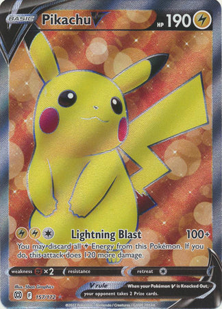 Brilliant Stars - 157/172 - Pikachu V