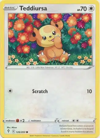 Evolving Skies - 126/203 - Teddiursa