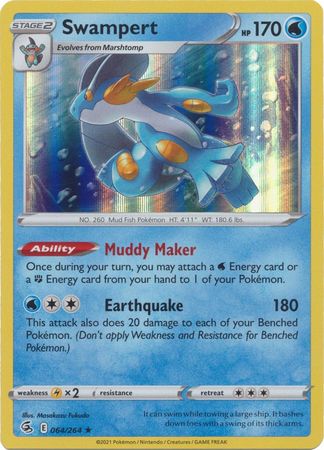 Fusion Strike - 064/264 - Swampert (Holo)