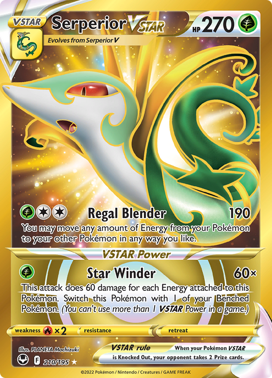 Silver Tempest - 210/195 - Serperior VSTAR (złota)