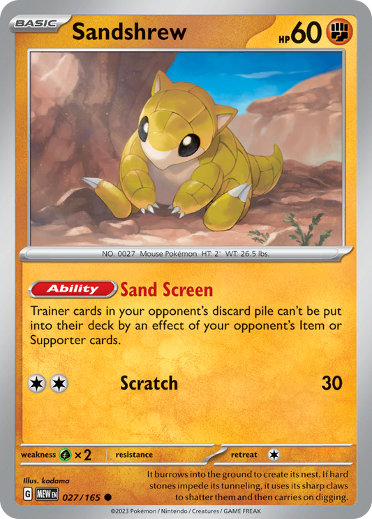 151 - 027/165 - Sandshrew