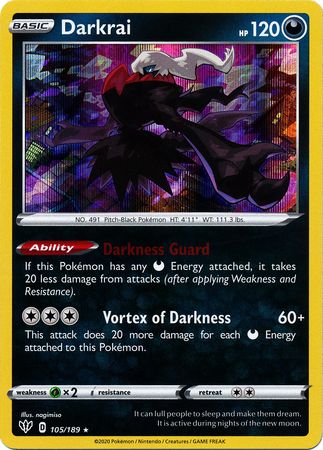 Darkness Ablaze - 105/189 - Darkrai (Holo)