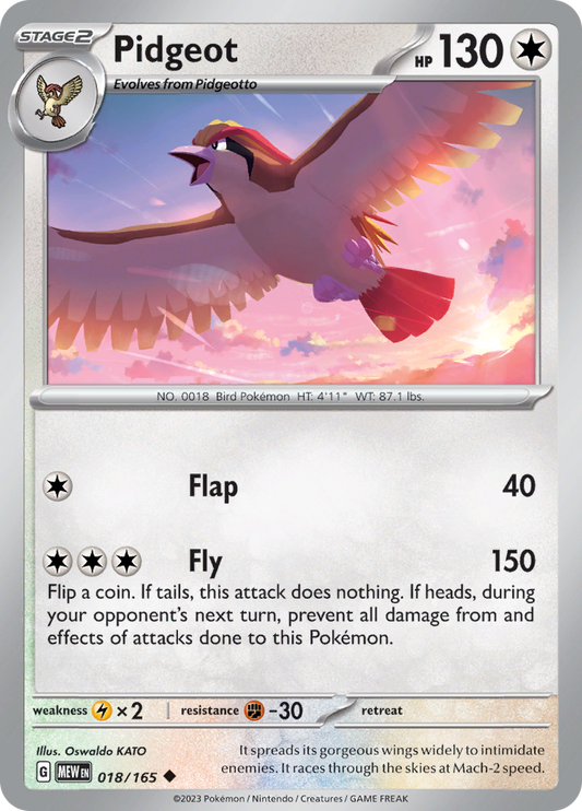 151 - 018/165 - Pidgeot
