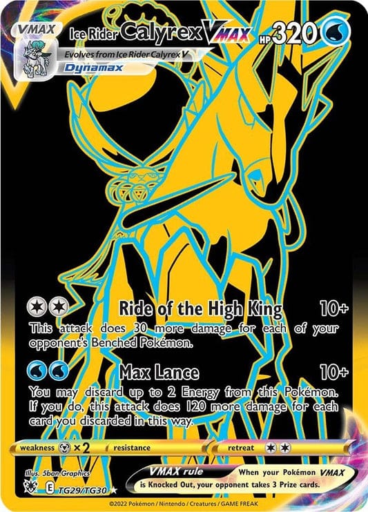 Astral Radiance - TG29/TG30 - Ice Rider Calyrex VMAX (złota)