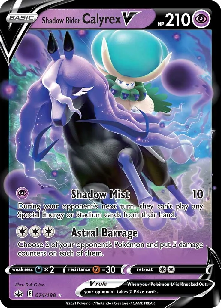 Karta Pokémon - Chilling Reign - 074/198 - Shadow Rider