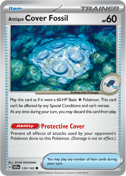 Stellar Crown - 129/142 - Antique Cover Fossil Stellar Crown - 129/142 - Antique Cover Fossil