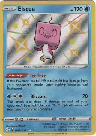 Karta Pokémon - Shining Fates - SV035/SV122 - Eiscue