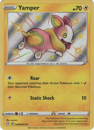 Karta Pokémon - Shining Fates - SV039/SV122 - Yamper