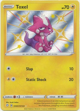 Karta Pokémon - Shining Fates - SV041/SV122 - Toxel