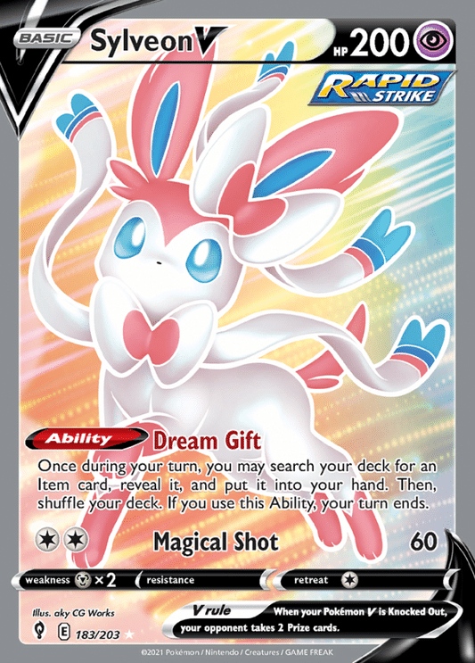 Evolving Skies - 183/203 - Sylveon V Evolving Skies - 183/203 - Sylveon V