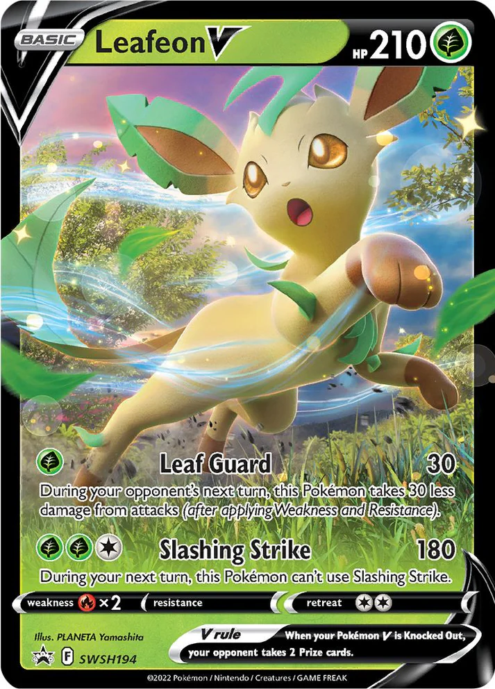 れふと Karta Pokémon - Evolving Skies - 167/203 - Leafeon V - Pokekarty