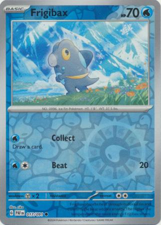 Karta Pokémon - Paldean Fates - 017/091 - Frigibax (Reverse Holo)