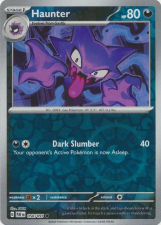 Karta Pokémon - Paldean Fates - 056/091 - Haunter (Reverse Holo)