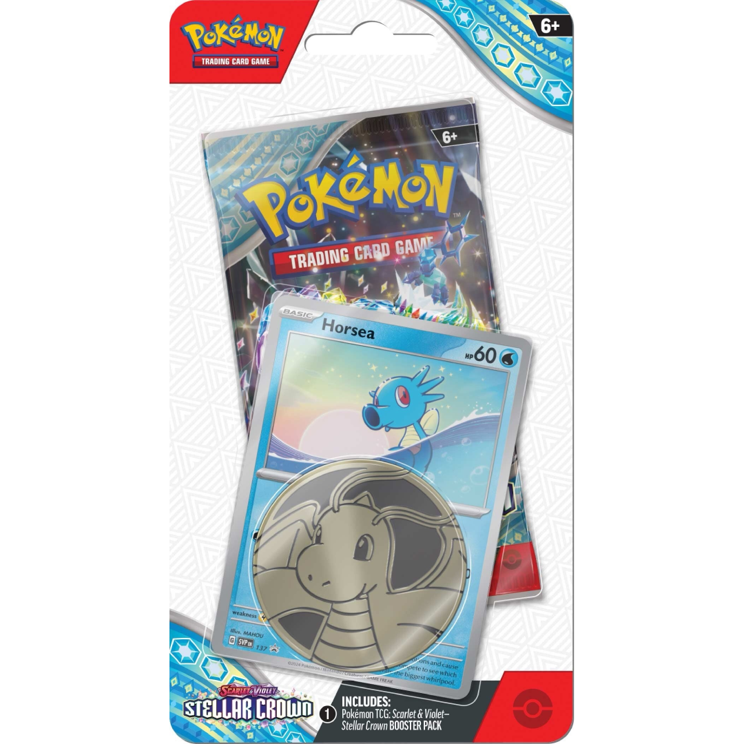 Pokemon: Stellar Crown - Checklane Blister - Horsea