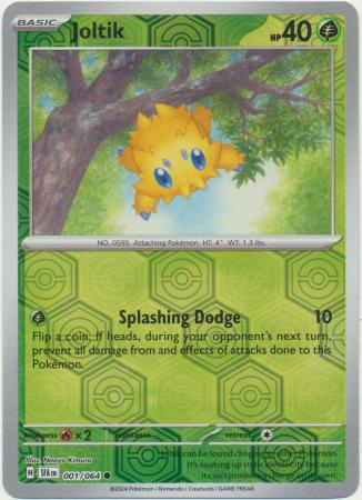 Karta Pokémon - Shrouded Fable - 001/064 - Joltik (Reverse Holo)