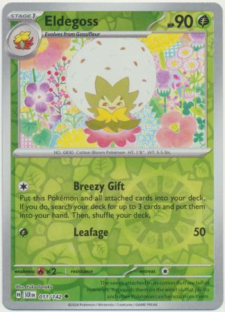 Stellar Crown - 011/142 - Eldegoss (Reverse Holo)
