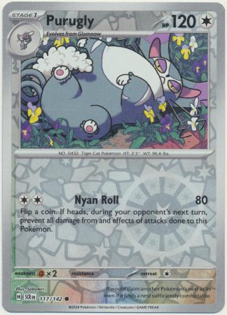 Stellar Crown - 117/142 - Purugly (Reverse Holo)